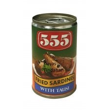 555 Fried Sardines with Tausi 155g 