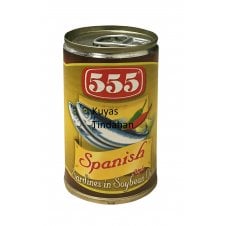 555 Spanish Style Sardines in Soya Bean Oil 155g 