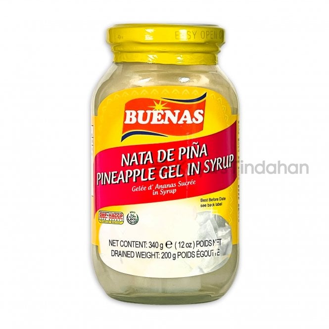 Buenas Nata De Pina Pineapple Gel in Syrup 340g