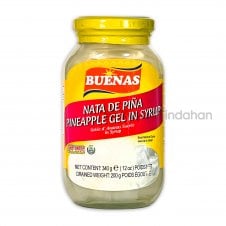 Buenas Nata De Pina Pineapple Gel in Syrup 340g