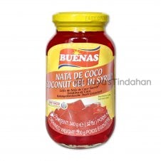 Buenas RED Coconut Gel 340g (Nata de Coco) - NEW LOWER PRICE!