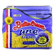 Butter Cream Crackers UBE Flavor 250g (10 x 25g packs)