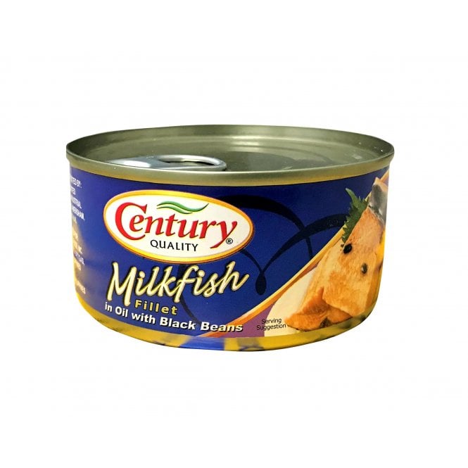Century Bangus Fillet (Milkfish) in Oil with Black Beans 184g / NEW LOWER PRICE