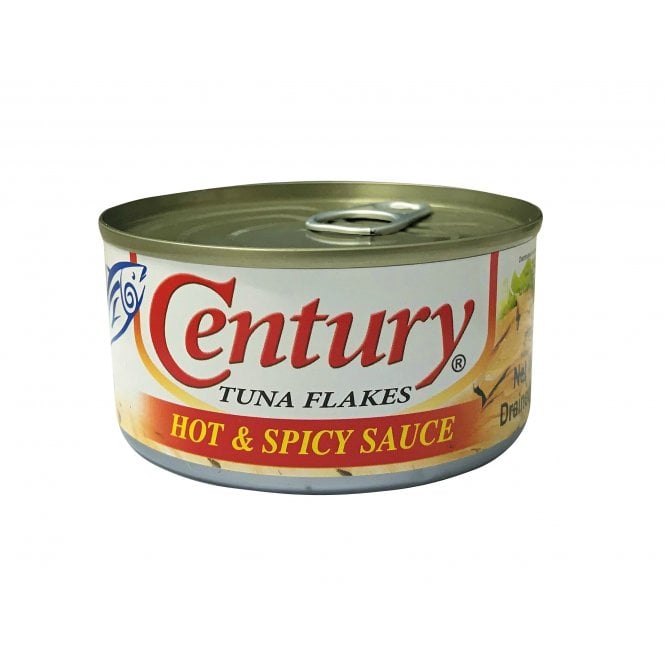 Century Tuna Flakes in HOT & SPICY Sauce 180g - £1.50 LOWEST PRICE IN THE UK!