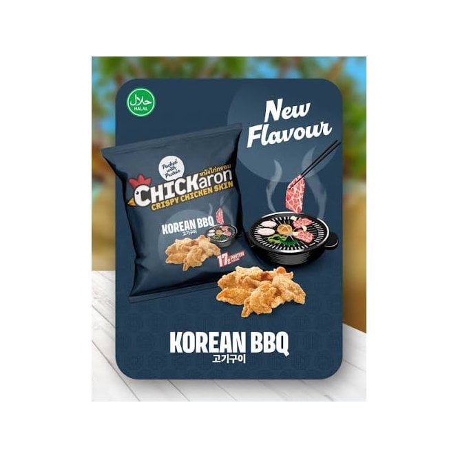 Chickaron Crispy Chicken Skin, Korean BBQ 40g