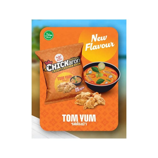 Chickaron Crispy Chicken Skin, Tom Yum 40g
