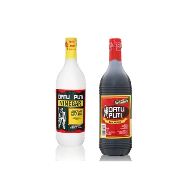 Datu Puti Value Pack - Soy Sauce 1ltr & Vinegar 1ltr - NEW LOWER PRICE!