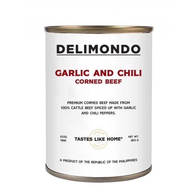 Delimondo Garlic And Chili Corned Beef 260g
