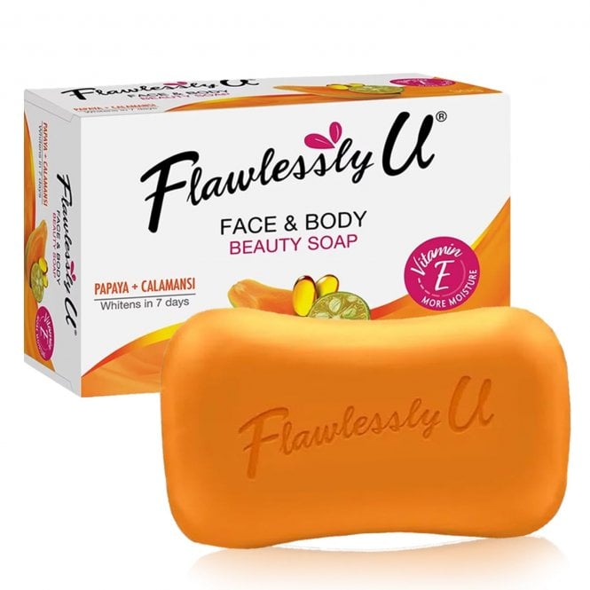 Flawlessly U Papaya + Calamansi Beauty Soap 125g