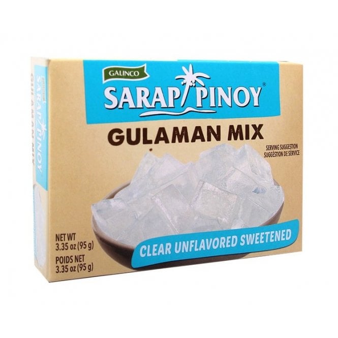 Galinco Sarap Pinoy Gulaman Mix CLEAR Unflavored sweetened 95g (Agar-Agar)