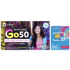 Globe LTE 5G Prepaid Sim Card (Roaming Ready)