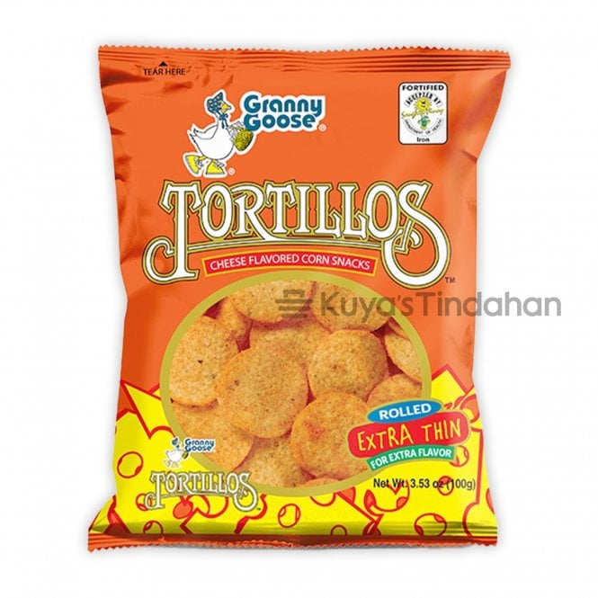 Granny Goose CHEESE FLAVOURED Tortillos 100g 
