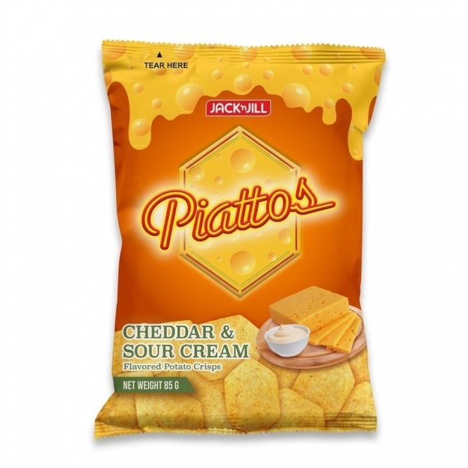 Jack n Jill Piattos Cheddar & Sour Cream 85g 