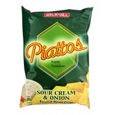 Jack n Jill Piattos Sour Cream & Onion 85g
