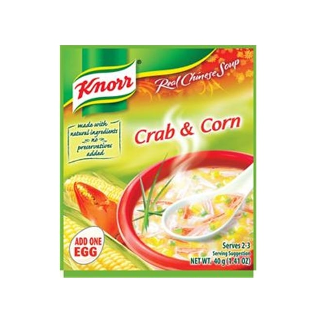 Knorr Crab & Corn Soup Mix 55g - NEW LOWER PRICE!