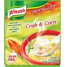 Knorr Crab & Corn Soup Mix 55g - NEW LOWER PRICE!