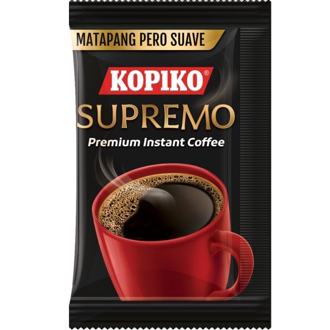 Kopiko Supremo Instant Black Coffee 20g (10 Cups)
