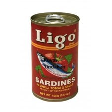 Ligo Sardines in Chilli Tomato Sauce 155g - ONLY 99p!