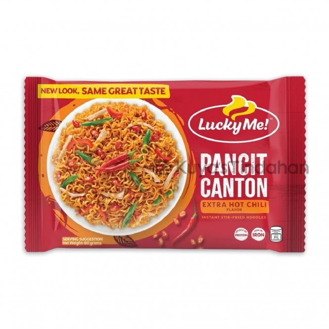 Lucky Me Pancit Canton Extra Hot Chili 