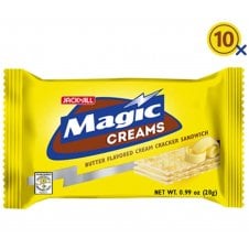 Magic Creams BUTTER Flavoured Cream Cracker Sandwich 280g (10 packs)