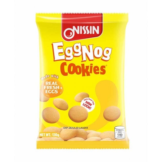 Nissin Eggnog Cookies 130g