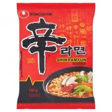 Nongshim Shin Ramyun Noodle Soup 120g (Gourmet Spicy) 