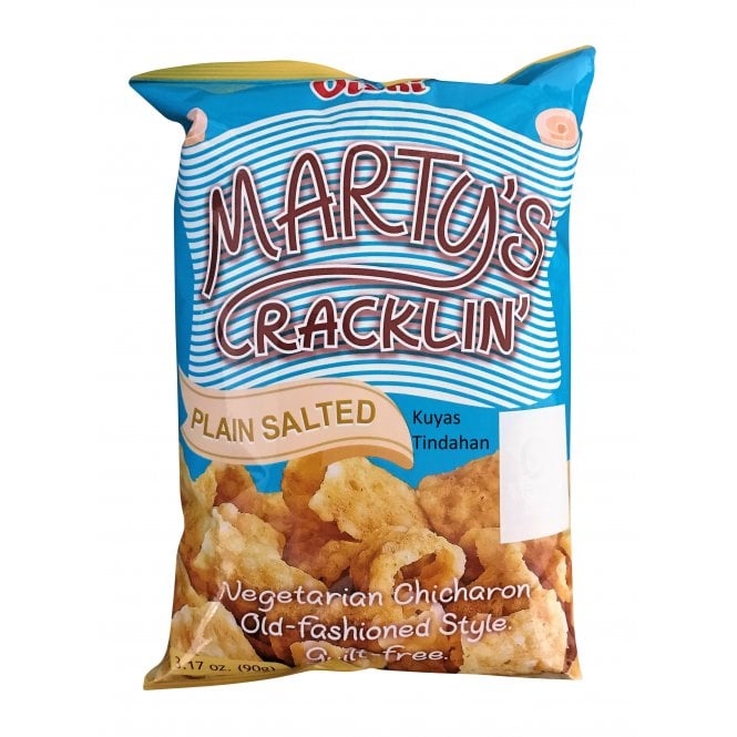 Oishi Marty's Cracklin' Plain Salted 90g