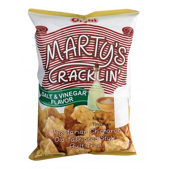 Oishi Marty's Cracklin' Salt & Vinegar 90g 
