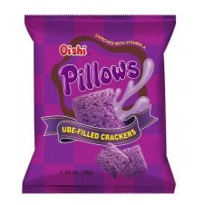 Oishi Pillows Ube-Filled Crackers 38g