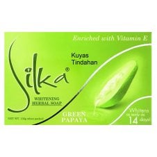 Silka GREEN Papaya Skin Lightening & Brightening Soap 135g
