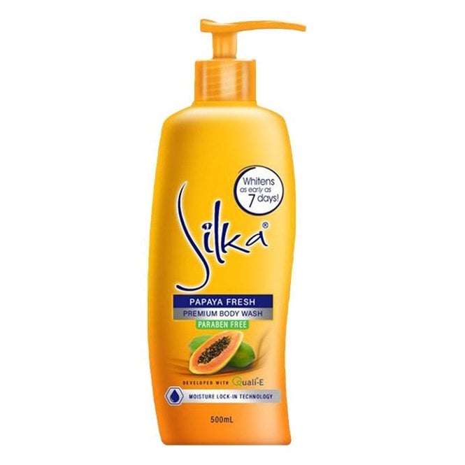 Silka Papaya Fresh Lightening Body Wash 500ml