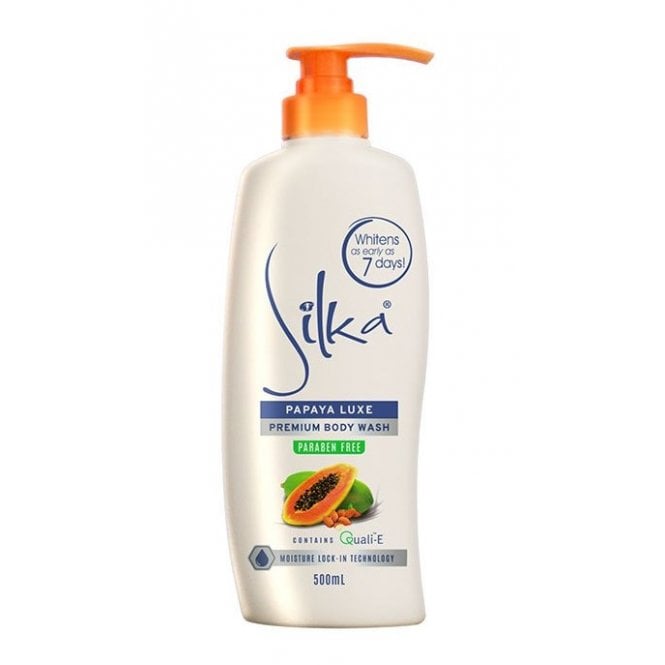 Silka Papaya Luxe Lightening Body Wash 500ml