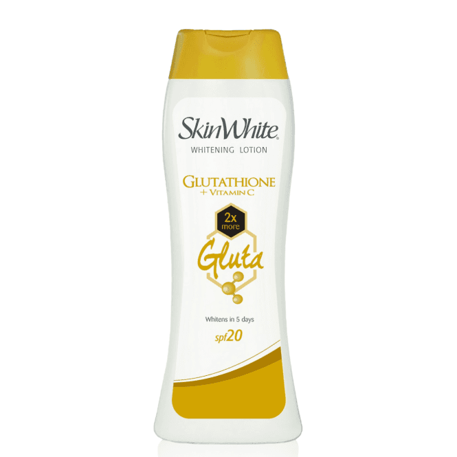 SkinWhite Whitening Lotion Gluthatione + Vitamin C SPF20 for Glowing Skin 350mL