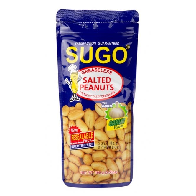 Sugo Salted Garlic Peanuts 100g