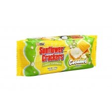 Sunflower Crackers COCONUT Flavor Cream Sandwich 189g (7 x 27g) - 10p CLEARANCE!