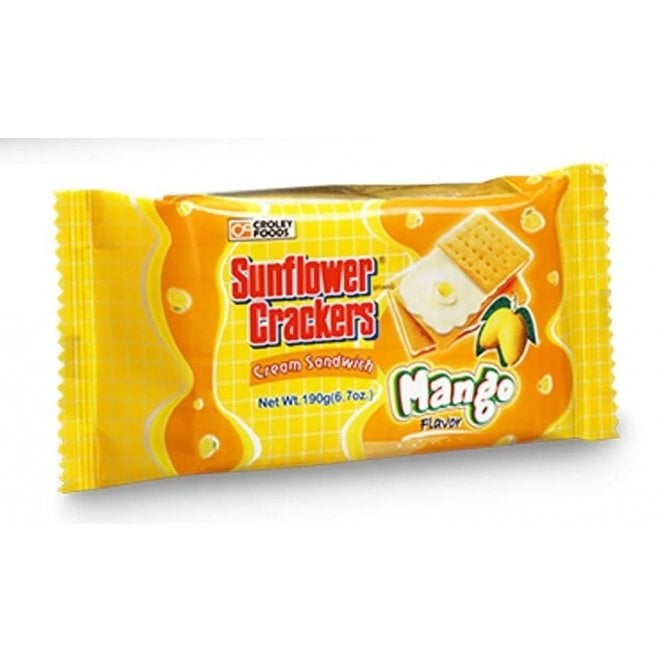Sunflower Crackers MANGO Flavor Cream Sandwich 189g (7 x 27g) - 99p OFFER!