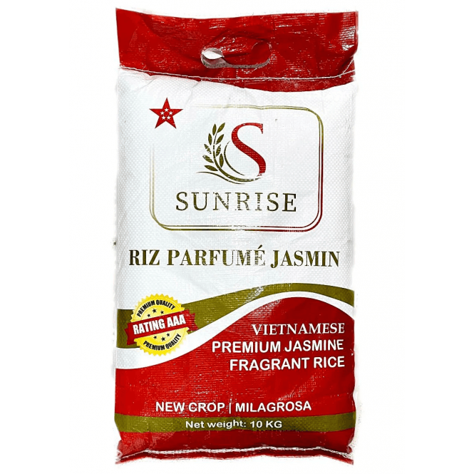 Sunrise Milagrosa Jasmine Fragrant Long Grain Rice 10kgs