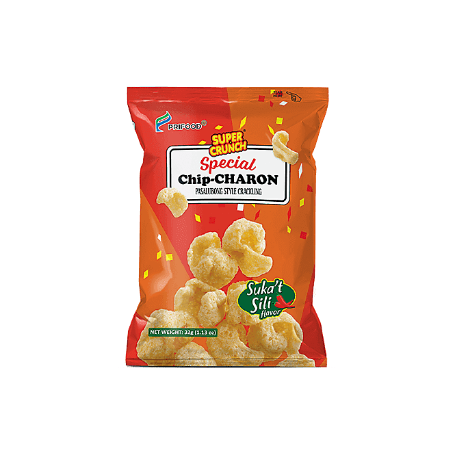 Super Crunch Special Chip-CHARON Suka't Sili Flavor 90g