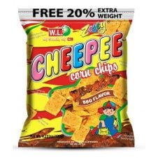 W.L. Cheepee Corn Chips BBQ Flavor 120g