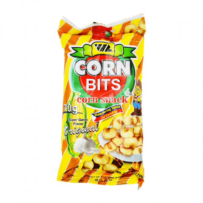 W.L. Corn Bits Corn Snack Garlic Original 70g - 10p CLEARANCE SALE!!